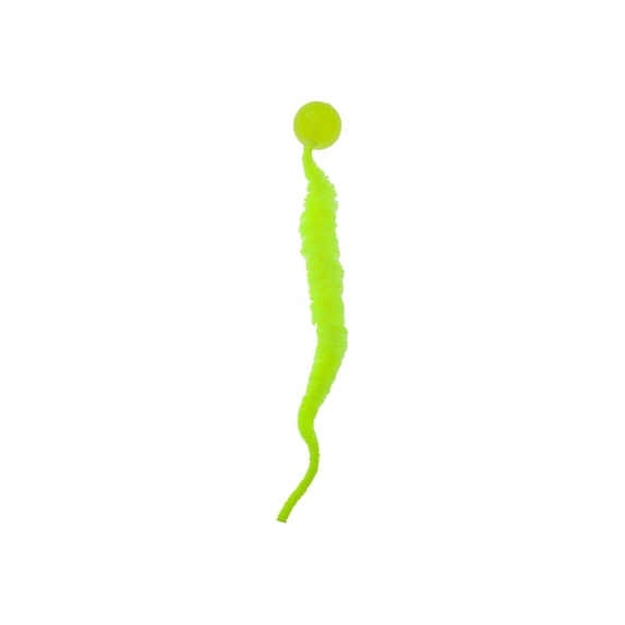 Interactive Cat Toy Ball, Interactive Cat Toy, 1inBouncy Ball, Caterpillar, Random Shade, Neon Green, Cat Enrichment, Cat Play, Rolling Moving Chase Item, 1 Pc