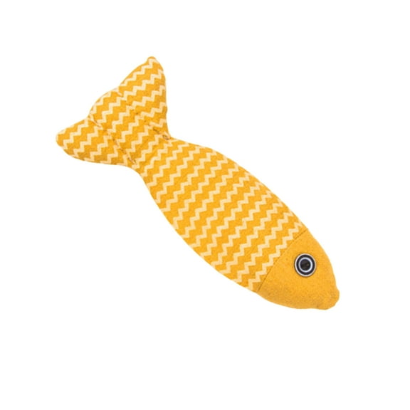 Interactive Cat Toy - Durable Fat Fish with Catnip Inside for Indoor Kitty Exercise - Triple-Use Toy Suitable for All Cats