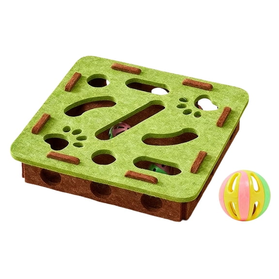 Interactive Cat Toy Puzzle Game for Mental Stimulation and Play Enrichment to Keep Your Feline Friend Busy and Alert