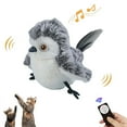 thumbnail image 1 of Interactive Cat Toy Rechargeable Chirping bird Kitten Toy,Cats Toys with Feather Tail, 1 of 10
