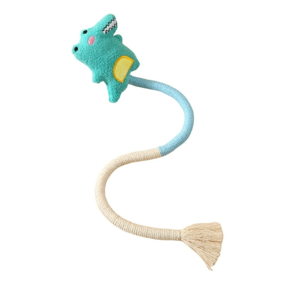 Interactive Cat Toy Rope for Indoor Lightweight Chew Friendly Plaything to Promote Exercise and Bonding