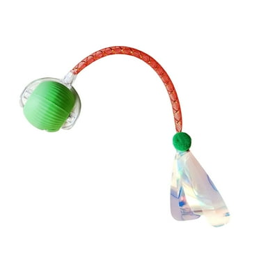 Interactive Cat Toy Ball With Elastic Tail - Automatic Motion Activated Cat Toys