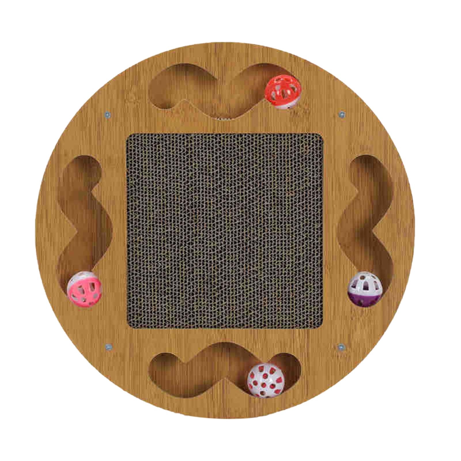 Interactive Cat Toy with Scratching Pad Track Circuit Multifunctional Play Exercise Stimulate Instincts