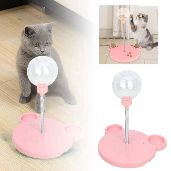 Pet Toys Cat Swing Leaking Interactive Toys Suction Cup Enrichment Supplies for Feline
