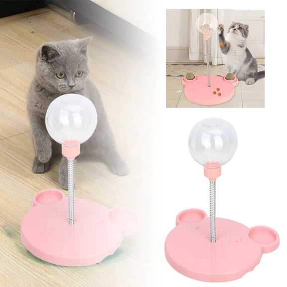 Pet Toys Cat Swing Leaking Interactive Toys Suction Cup Enrichment Supplies for Feline