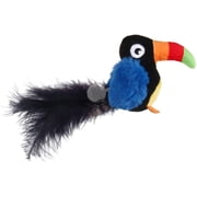Interactive Cat Toys Animal Sound Interactive Squeaking Cat Toys Melody Chaser & Toys for Cats to Play Alone,Play and Squeak Kitten Toy ,Toucan