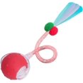 thumbnail image 2 of Red Automatic Interactive Cat Toy Ball, 3 Modes, Smart Obstacle Avoidance, Durable Silicone 2 of 10