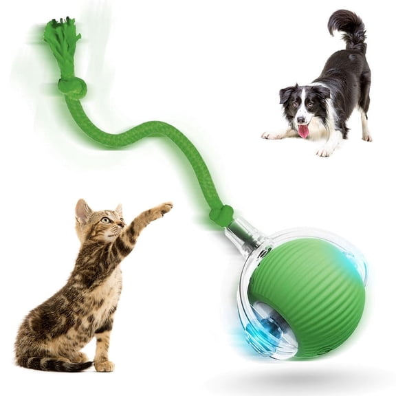 Interactive Cat Toys Balls for Indoor Cats, 2025 New Motion Activated Cat Balls with 360° Smart Automatic Rolling Moving for Bored Kitten Pet Cats Dogs