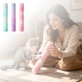 thumbnail image 1 of Interactive Cat Toys Cat Toys for Indoor Cats 14 Inch Crinkle Cat Toys with Catnip for Biting Chewing Oral Kitten Entertainment Purple Pink, 1 Pack, 1 of 7