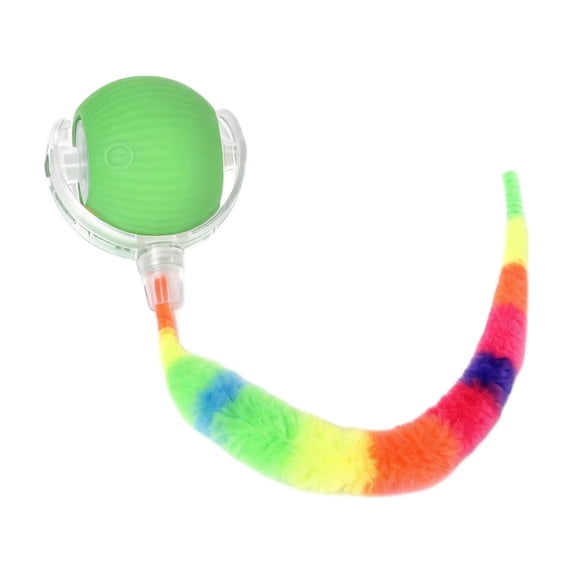 Interactive Cat Toys Green Motion Activated Ball for Indoor Cats Single Pack