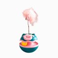 thumbnail image 1 of Interactive Cat Toys for Indoor Cats with Feathers & Bells,Tumbling Rolling Ball Cat Enrichment Toy, Cute Pounce Pal Cat Toy for Kittens of All Ages-Blue, 1 of 6