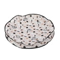thumbnail image 1 of Interactive Cat Toys for Indoor Cats-Hide and Seek Game with 7-Holes Mat,Mouse-Squeak Interactive Cat Toy Ball,Pounce Pal Cat Toy Interactive,Motion-Activated 27.6x27.6in, 1 of 5