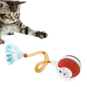 Interactive Cat Toys for Indoor Cats,The 3rd Generation Agile Moving Cat Ball with Elastic Mesh Tail,Automatic Kitten Toys for Bored Indoor Adult Cats,Motion Activated