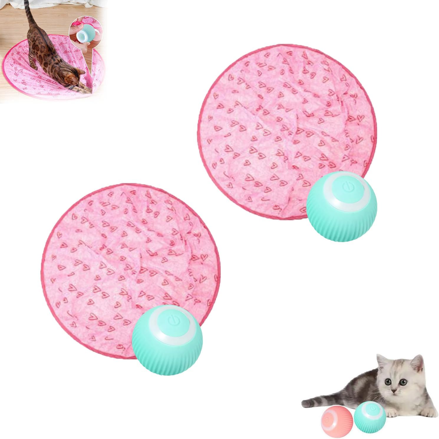 Interactive Cat Toys, Indoor Simulation Hunting Toys for Cats, Hunting