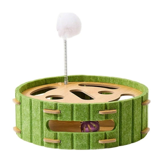Interactive Cat Treat Puzzle Toy – Hide & Seek Foraging Game with Removable Inserts, Stimulating Mental Exercise