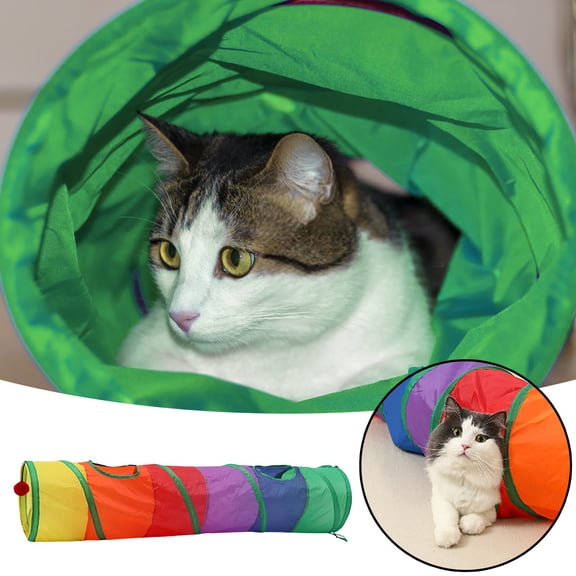 Interactive Cat Tunnel Play Toy for Indoor Exploration and Feline Activity Accessory