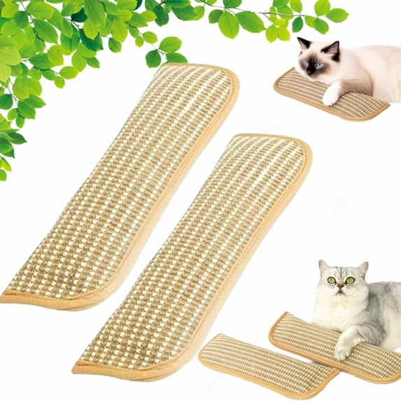 Interactive Catnip Chew Toy with 6000mg Organic Catnip, Soft Sisal Material Catnip Pillow & Dual Rope for Scratching, Kicking and Teeth Cleaning Play