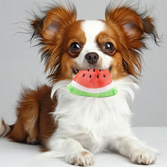 Interactive Chew Toy for Dogs & Cats - Soft Fabric Teething Toy for Dental Care, Indoor Play, Puppy Kitten Oral Health, Red Pet Chew Bone for All Sizes Red