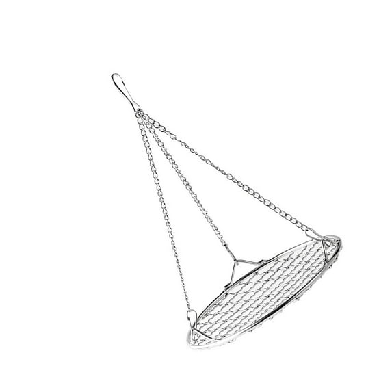 Sturdy Metal Chain Suspended Small Hammock Stainless Steel For Birds And Hamsters Scratch Platform
