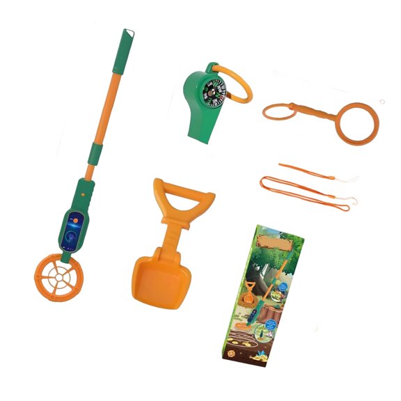 Interactive Children Metal Detector Toy Adjustable Height Plastic Exciting Outdoor Discovery Game