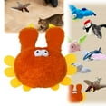 thumbnail image 1 of Interactive Chirping Bird Cat Toy, 2025 Upgrade Flying Bird Cat Toys, Rechargeable Flapping Birds Interactive Cat Toy, Automatic Moving Simulation Birds Interactive Cat Toy for Indoor Cats(Orange), 1 of 7