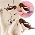 thumbnail image 1 of Interactive Chirping Bird Cat Toys with Flapping Wings, 2025 New Flying Bird Cats Toy, Flying Electric Sparrow Bird Hunting Cat Toy for Indoor Pets, 1 of 13