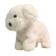 thumbnail image 1 of Interactive Command-Controlled Plush Bichon Frise Dog Toy, Realistic White Stuffed Puppy With Voice-Activated Functions, For Kids Playtime, Toddlers Educational Learning, Pet, 1 of 2