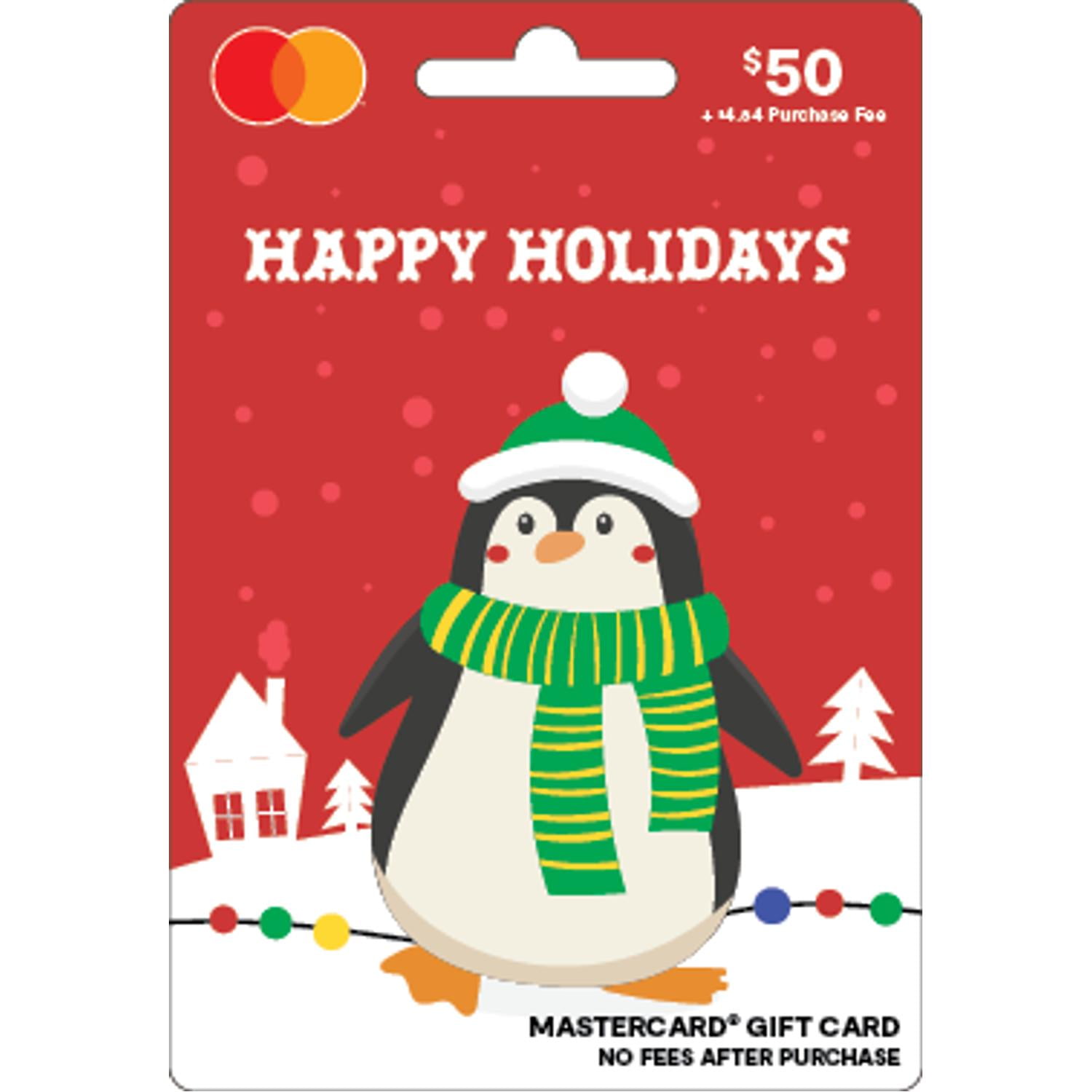 $50 Mastercard Snazzy Red (plus $4.84 Purchase Fee)