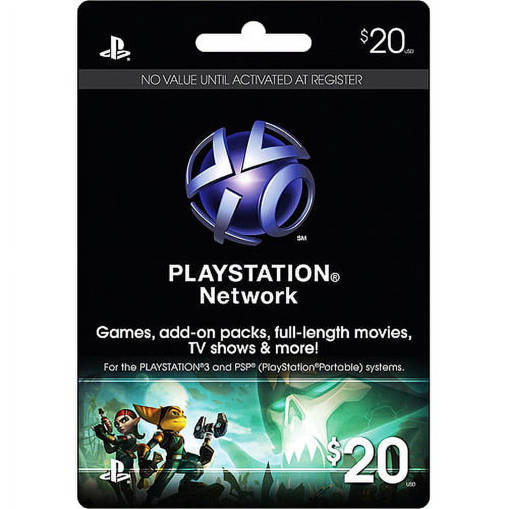 Interactive Commicat Playstation 3 $20 Card 