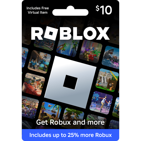 Roblox $10 Gift Card [Physical] + Exclusive Virtual Item