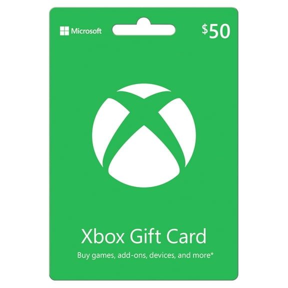 Interactive Commicat Xbox Microsoft Gift Card 2015 $50