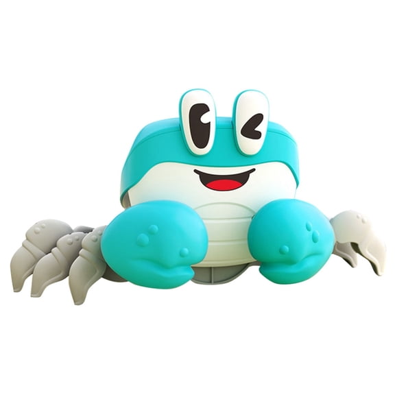 JoyMagic Crawling Crab Baby Toy Interactive, Dancing Movement, Lights and Sounds for Early Learning, Rechargeable, 1 Pack