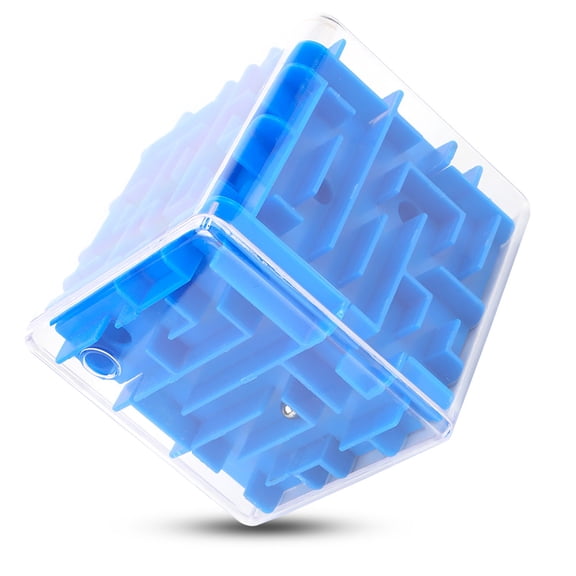 Interactive Cubic Maze Toy Kids Plastic Puzzle Game Early Education 3.6 x 3.6 x 3.6 Inches / 9.1 x 9.1 x 9.1 cm