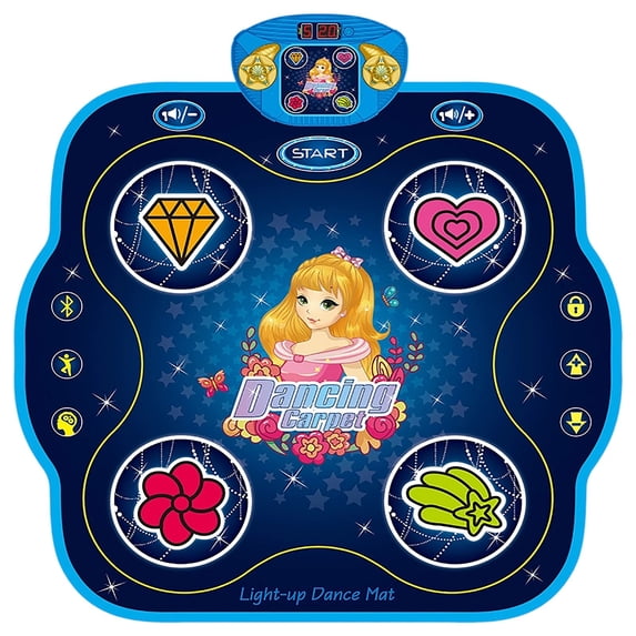 Interactive Dance Mat Educational For Children With Music Lights And Learning Games Seasonal Clearance