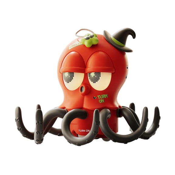 Interactive Dancing Octopus Toy with Light and Sound Recording Function for Adults and Toddlers Halloween Style Design