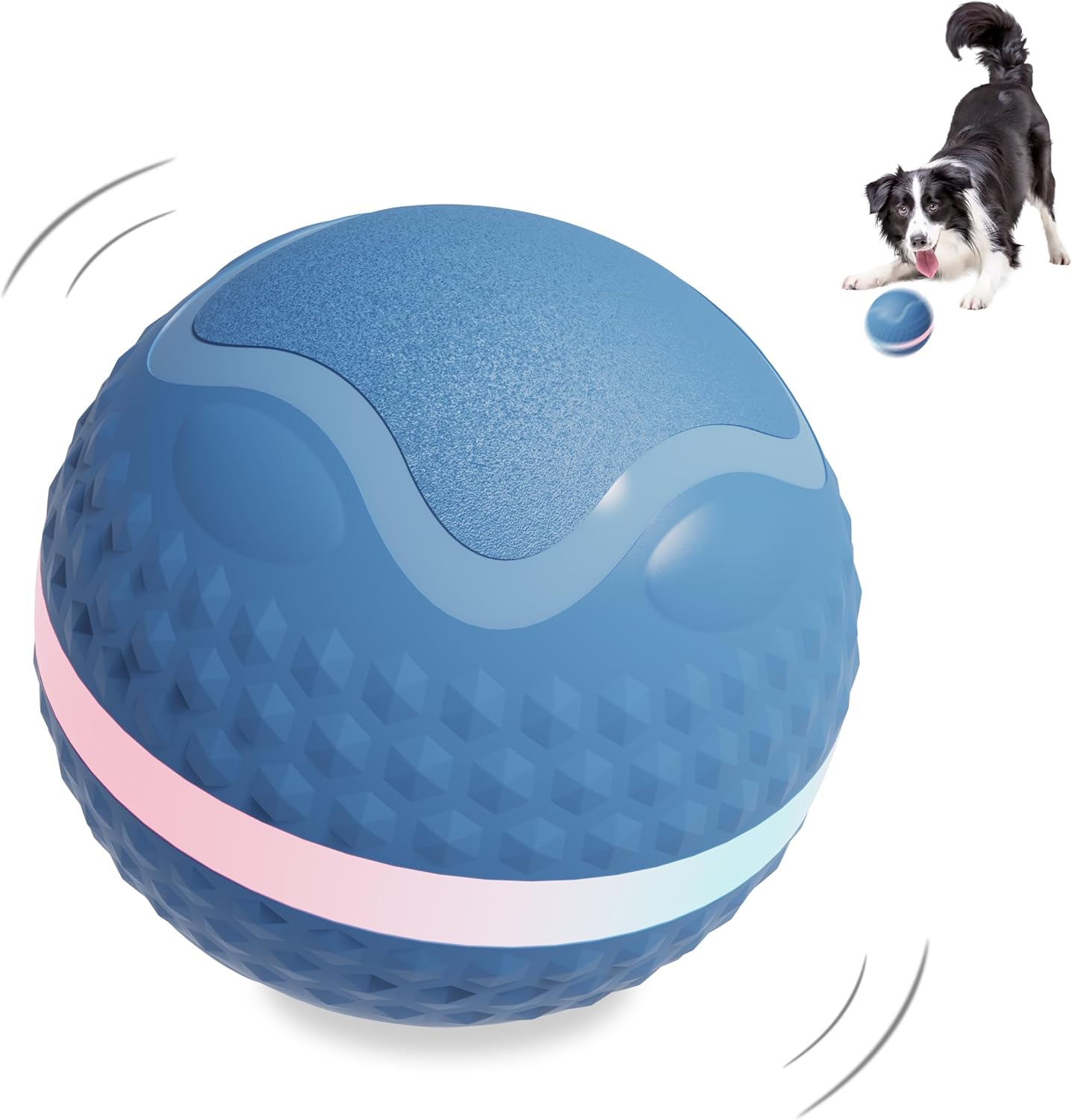 Interactive Dog Ball Toys, Peppy Pet Ball for Boredom Dogs with LED