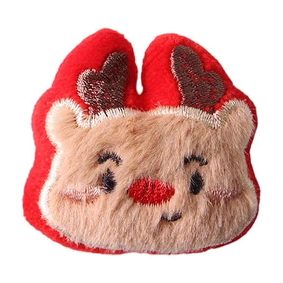 Interactive Dog Cat Toy, Plush Squeaky Holiday Chew Toy for Small Dogs and Cats Enrichment