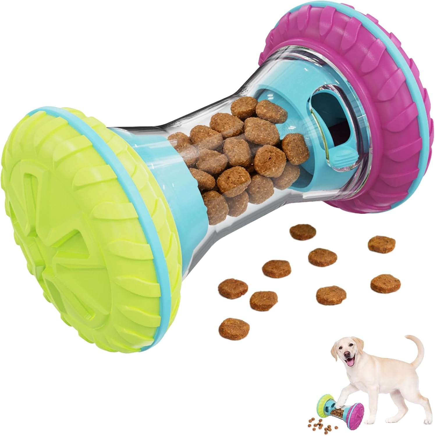 Interactive Dog Puzzle Toys for Small Medium Large Breed - Durable Smart Puppy Enrichment Dogs Toy to Keep Them Busy, Mental Brain Stimulation Treat Dispensing Training & Slow Feeder Purple