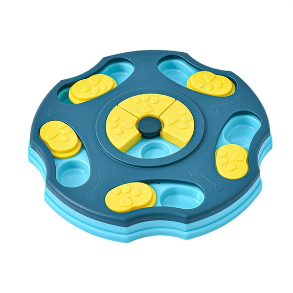 Interactive Dog Slow Feeder Bowl for Aggressive Chewers,2-in-1 Puzzle Toys and Treat Dispenser for Small Medium Large Dogs,IQ Training Enrichment Game for Healthy Eating Habits,B