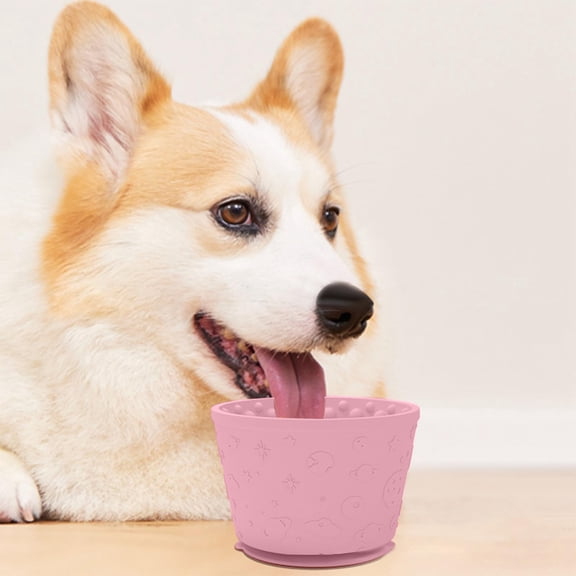 Interactive Dog Slow Feeder Bowl with Anxiety and Non- Silicone Design for All Breed Sizes