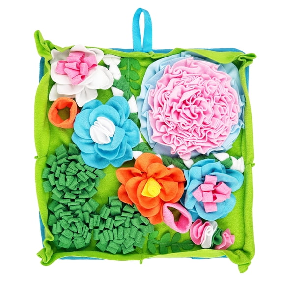 Interactive Dog Snuffle Mat for Mental Stimulation and Foraging Scenting Pads for Puppies Cats and All Breed Sizes