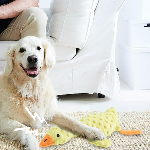 Interactive Dog Sound Toys - Realistic Noise Generator with Hidden Treat Compartment & Teething Support, Three Color Options in Corngrain Velvet Fabric for Dogs, Durable Chew Toy