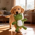 thumbnail image 1 of Interactive Dog Squeaky Plush Toy With Crinkle Paper Sound, Green Frog Design, Fun Chew Toy For Dogs, Pet Plaything For Mental Stimulation, Dog Toy For Indoor Outdoor Play, Dog, 1 of 4