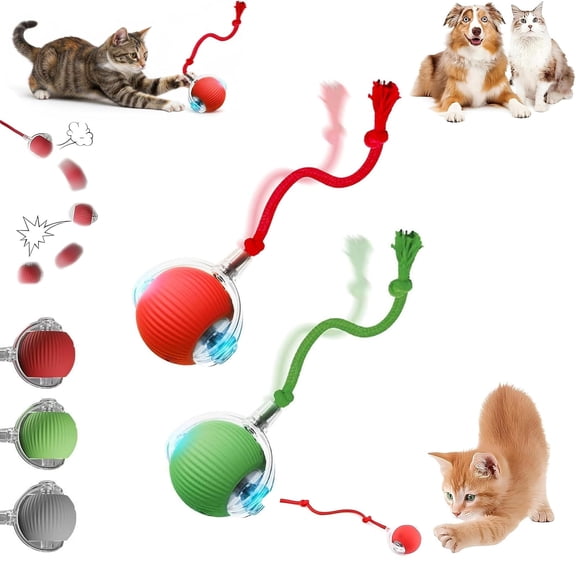 Interactive Dog Toy Ball for Indoor Pets,Dog Toys Ball,Automatic Smart CRolling & Bouncing Ball with 3 Play Modes,Pet Smart Chase Ball Rechargeable, Durable &Pet-Safe Materials,for Cats/Dogs