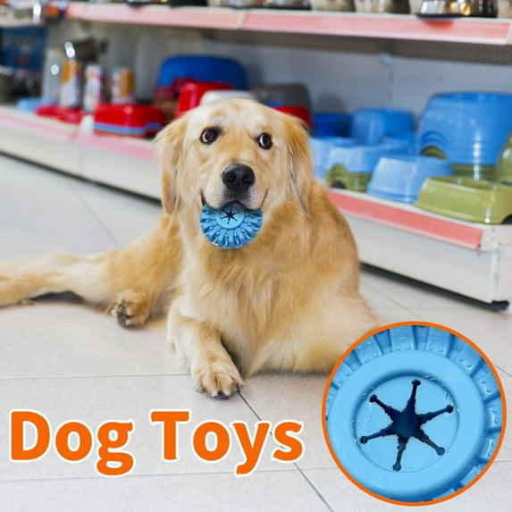 Interactive Dog Toy, Dog Puzzle Toy For Boredom, Durable Rubber Chew Toy For Teething Puppies And Active Dogs, Dog Treat Dispensing Toy, Squeaky Dog Toy For Mental