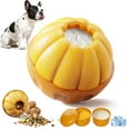 thumbnail image 1 of Interactive Dog Toy, Frozen Treat Dog Puzzle Enrichment Ball - Slow Food Training to Relieve Boredom and Stimulating, Durable Natural Chew Toy for Small Medium, 25-75 lbs, 1 of 7
