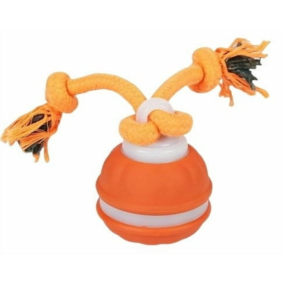 Interactive Dog Toy, Smart Interactive Cats Toys Ball, 360° Electric Automatic Rolling Moving Pet Toy Balls with Rope for Cats and Medium Small Dogs Puppy, Self-Moving Pet Toy