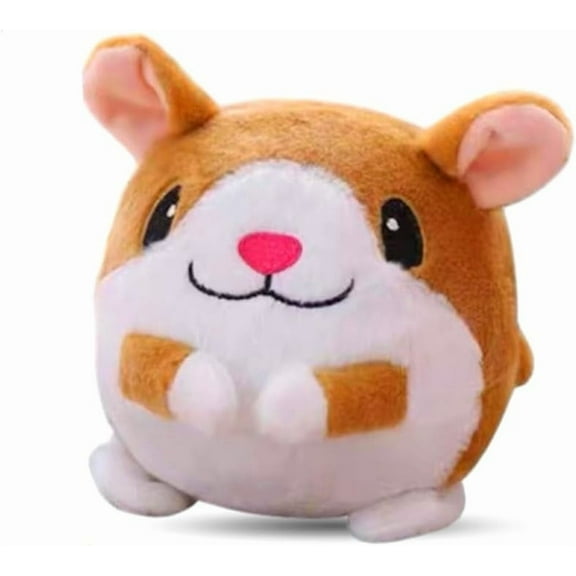 Interactive Dog Toy, Talking Squeaky Plush, Rechargeable, Cartoon Pig, for Puppies