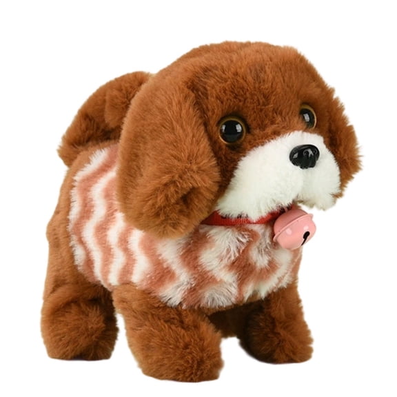 Interactive Dog Toy With Vest Soft Cuddly Animal Companion Ideal For Kids Birthday Festival