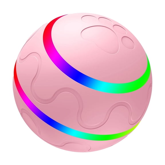 Interactive Dog Toy with Automatic Rolling Motion and Mobile Bouncing Vibration for Small Medium Large Breed